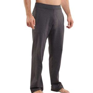 Lululemon Athletica Kung Fu Pant (Regular) Yoga Activewear Heathered Black Large
